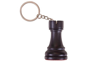 Wooden Chess Pieces Keychain