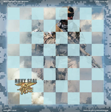 Navy Seal - Full Color Vinyl Chess Board