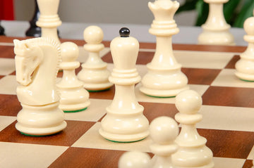 The Zagreb Series Plastic Chess Pieces - 3.75