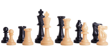 Single Weighted Regulation Plastic Chess Pieces - 3.75