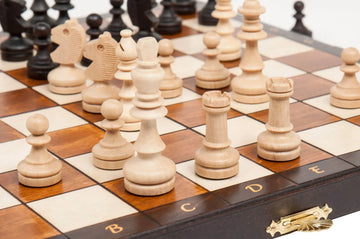 The Brown Magnetic Chess Set