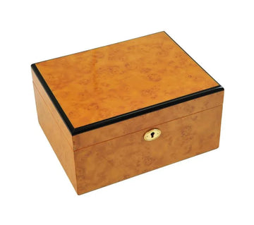 Burlwood Pattern Chess Box