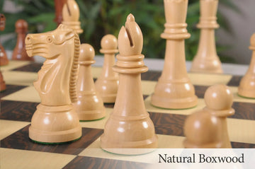 The Reproduction of the Circa 1950s Gallant Knight Series Chess Pieces - 5.0