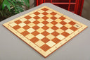 Folding Maple & Mahogany Wooden Chess Board - 2.25" With Notation & Logo