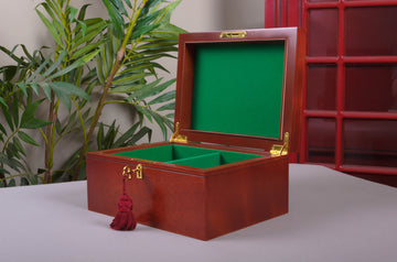 IMPERFECT - MAHOGANY - NO LOGO - Premium Chess Box