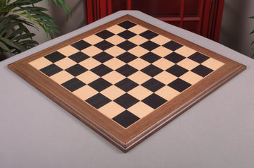 IMPERFECT - 2.25" - EBONY - Superior Traditional Chess Board