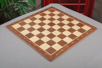 IMPERFECT - 2.25" - ROSEWOOD - WITH NOTATION - Wooden Tournament Chess Board