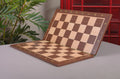 IMPERFECT - FOLDING STRIPED EBONY - WITH NOTATION - Wooden Tournament Chessboard