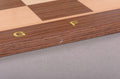 IMPERFECT - FOLDING STRIPED EBONY - WITH NOTATION - Wooden Tournament Chessboard