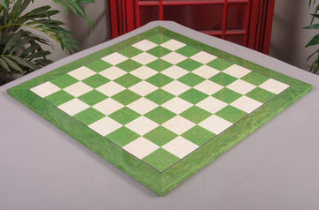 IMPERFECT - 2.5" - GREEN GLOSS - STANDARD Traditional Chessboard