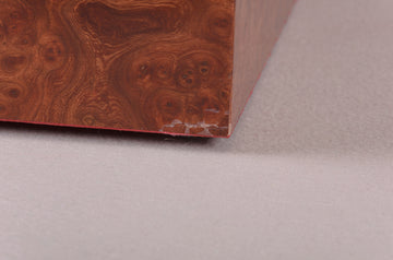 IMPERFECT - OLMO BURL SIGNATURE Fitted Chess Coffer
