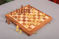 IMPERFECT - FOLDING WOODEN MAGNETIC Travel Chess Set - 12