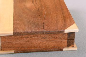 IMPERFECT - BOOK WOODEN MAGNETIC Travel Chess Set - SMALL