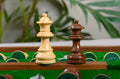 IMPERFECT - FOLDING WOODEN MAGNETIC Travel Chess Set - 12