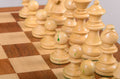IMPERFECT - FOLDING WOODEN MAGNETIC Travel Chess Set - 12