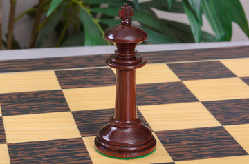 IMPERFECT - Westminster Wooden Chessmen - GENUINE EBONY / BOXWOOD - 4.4