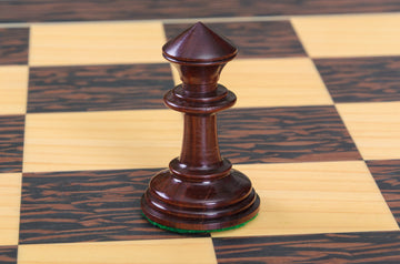 IMPERFECT - Westminster Wooden Chessmen - GENUINE EBONY / BOXWOOD - 4.4