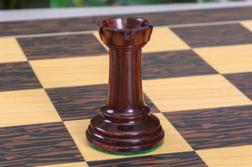 IMPERFECT - Westminster Wooden Chessmen - GENUINE EBONY / BOXWOOD - 4.4