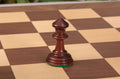 IMPERFECT - Westminster Wooden Chessmen - BLOOD ROSEWOOD / BOXWOOD - 4.4