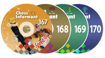 Issues #167, #168, #169 and #170 of Chess Informant on CD