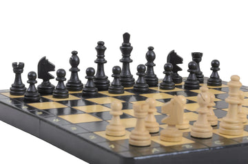 The Black Magnetic Chess Set