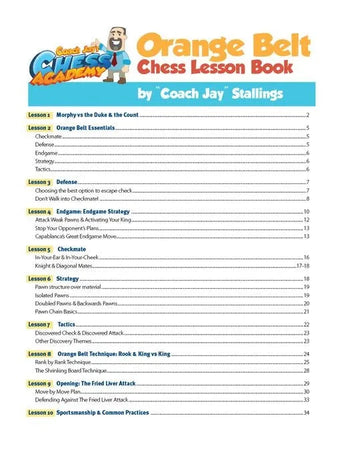 Coach Jay's Chess Academy - #3 Orange Belt Lessons