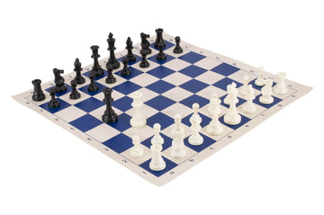 Regulation Tournament Chess Pieces and Chess Board Combo - TRIPLE WEIGHTED