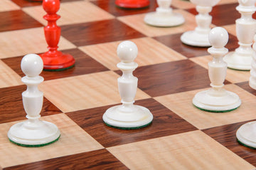 The Washington Luxury Bone Chess Pieces - 4.4