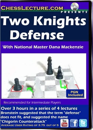 E-DVD Two Knights Defense - Chess Lecture - Volume 77