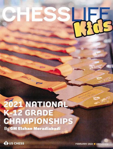 CLEARANCE - Chess Life For Kids Magazine - February 2022 Issue