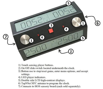 Tap N Set Pro Digital Chess Clock