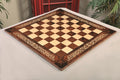 INLAID - Walnut Burl & Maple Superior Traditional Chess Board - Gloss Finish