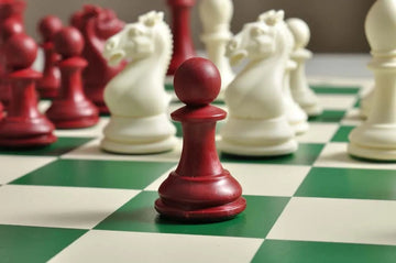 The Hastings Series Plastic Chess Pieces - 3.875