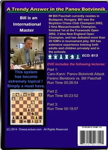 E-DVD A Trendy Answer in the Panov Botvinnik - Chess Lecture - Volume 114
