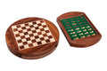 MAGNETIC WOODEN Travel Chess Set - 9