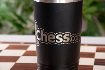 Chess.com Engraved 20 oz. Tumbler - BLACK