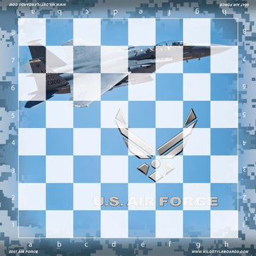 United States Air Force  - Full Color Vinyl Chess Board