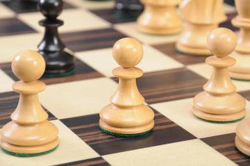 The B.H. Wood Series Chess Pieces - 3.75