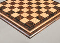 Signature Contemporary V Luxury Chess board - WALNUT CALIFORNIA BURL / BIRD'S EYE MAPLE - 2.5