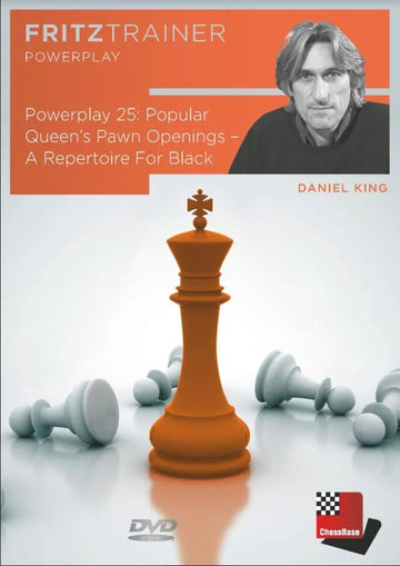 CLEARANCE - POWER PLAY - Popular Queen's Pawn Openings - A Repertoire for Black - Daniel King - VOLUME 25
