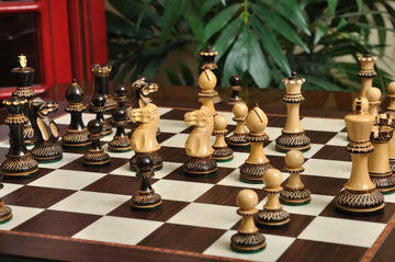 The Burnt Grandmaster Series Chess Pieces - 4.0