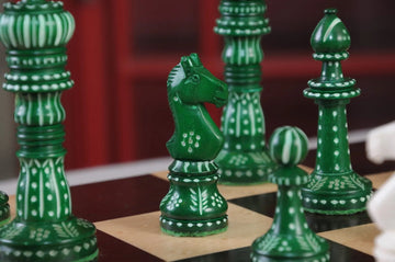The Worthington Luxury Bone Chess Pieces - 4.0
