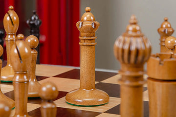 The Circa 1910 Lasker Schlechter World Chess Championship Series Chess Pieces - 4.5