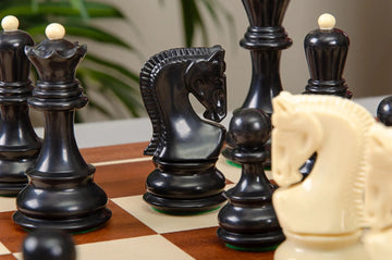 The Zagreb Series Plastic Chess Pieces - 3.75