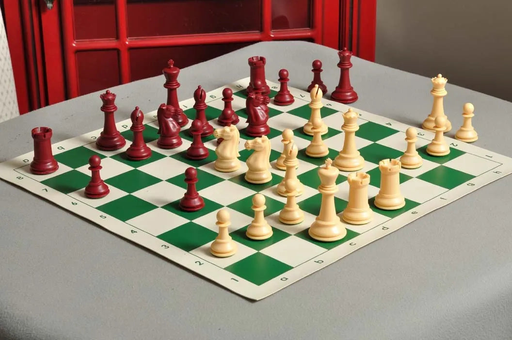 The Marshall Series Plastic Chessmen - 3.75