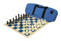 Deluxe Chess Set Combination and Single Weighted Regulation Pieces | Silicone Chess Board | Deluxe Bag