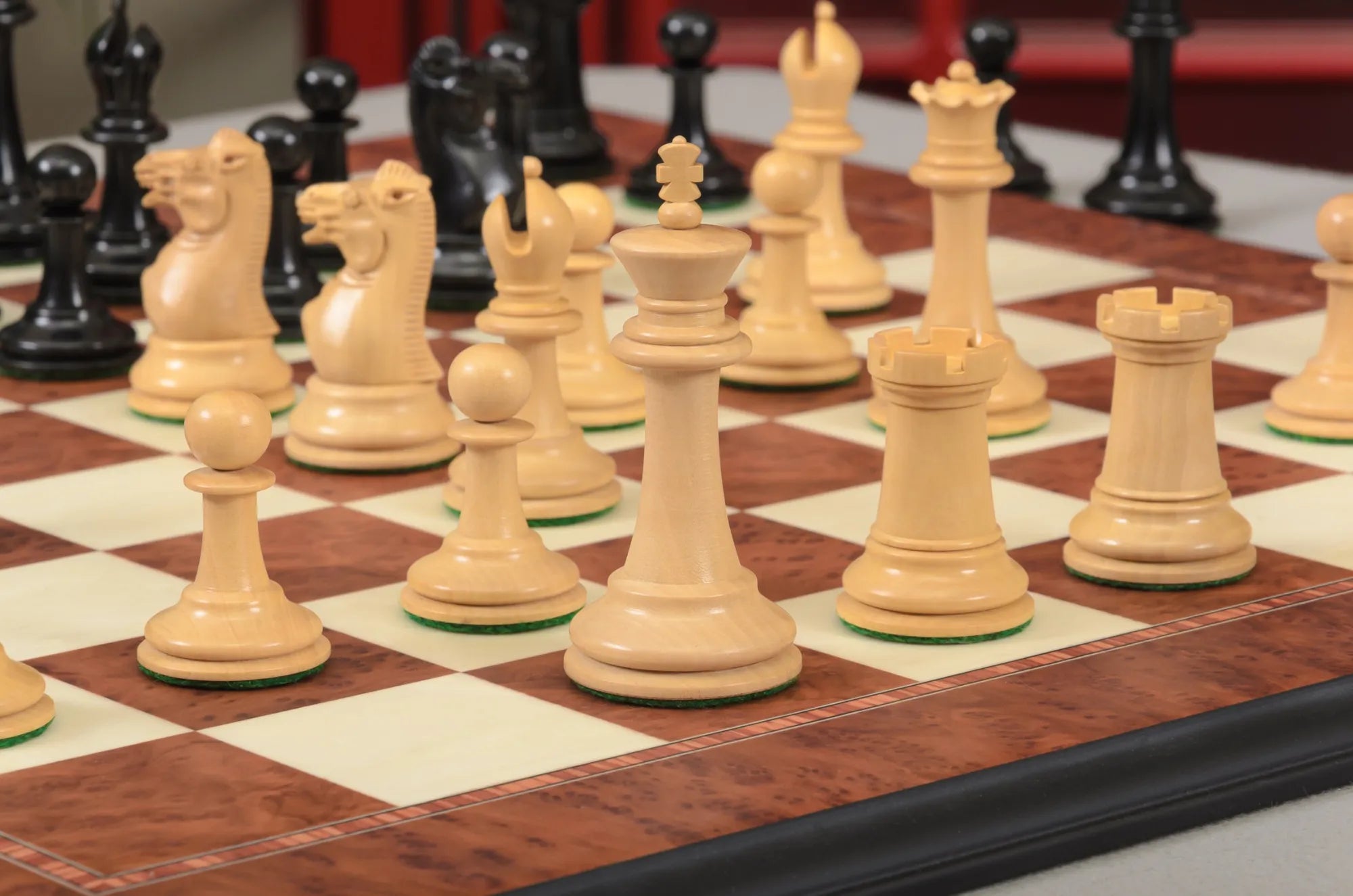 The Library Collection - Anderssen Dropjaw Series Luxury Chess