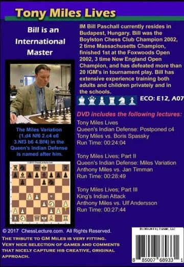 Tony Miles Lives - Chess Lecture - Volume 173