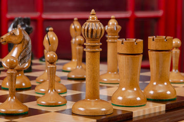 The Circa 1910 Lasker Schlechter World Chess Championship Series Chess Pieces - 4.5