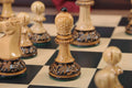 The Burnt Reykjavik II Series Chess Set, Box, & Board Combination
